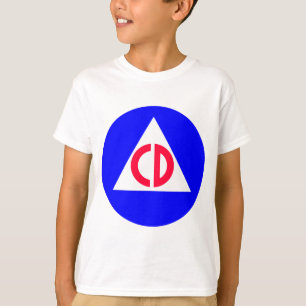 Civiele verdediging t-shirt