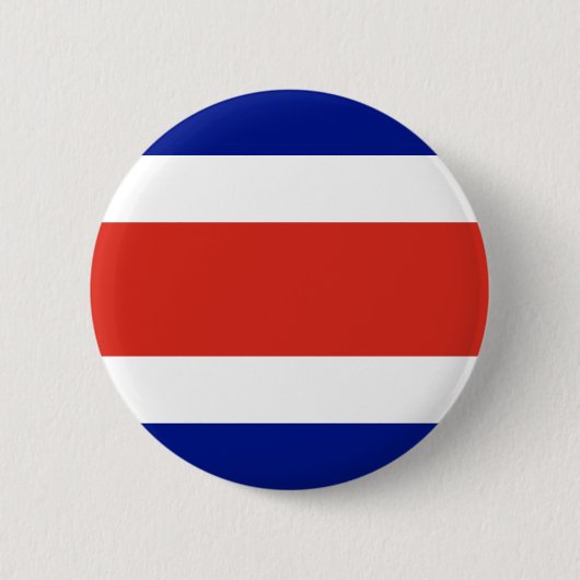 Civiele vlag van Costa Rica Ronde Button 5,7 Cm (Voorkant)