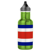 Civiele vlag van Costa Rica Waterfles (Rechts)