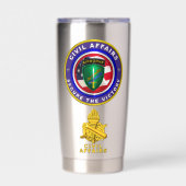 Civiele Zaken Geïsoleerde Drinkbeker (Voorkant)