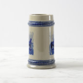  civieloorlogse paardenkeramische stein bierpul (Center)