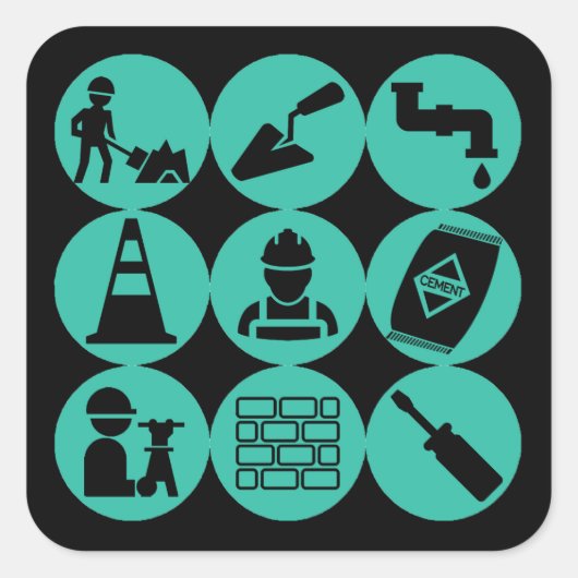 Civieltechnische Sticker (Voorkant)