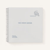 Civil Ceremony Courthouse Wedding Ledger Notitieboek (Voorkant)