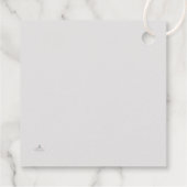 Civil Ceremony Non Traditional Wedding Bedankjes Labels (Achterkant)