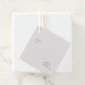 Civil Ceremony Non Traditional Wedding Bedankjes Labels (In situ)