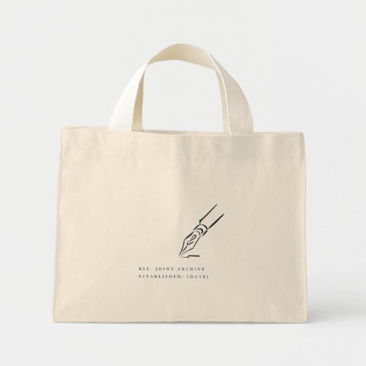 Civil Ceremony Non Traditional Wedding Gift Mini Tote Bag (Voorkant)