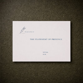 Civil Ceremony Non Traditional Wedding Witness  Visitekaartje