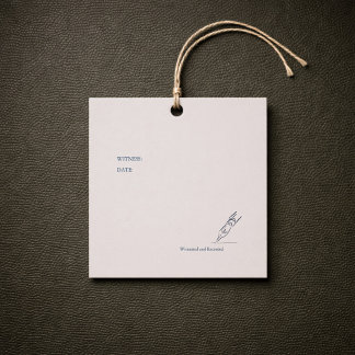 Civil Ceremony Registration  Bedankjes Labels
