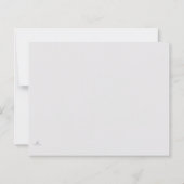 Civil ceremony registry Wedding Notecards  (Achterkant)