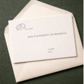 Civil ceremony registry Wedding Notecards 
