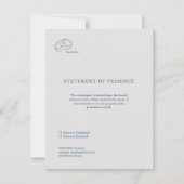 Civil Ceremony RSVP Card – Registry Wedding  (Voorkant)