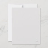 Civil Ceremony RSVP Card – Registry Wedding  (Achterkant)