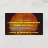 Civil Defence News Network Visitekaartje (Achterkant)