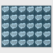 Civil Engineer Blue Contours Wrapping Paper Cadeaupapier (Vlak)