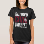 Civil Engineer Bridge Builder Engineering Student T-shirt (Voorkant)