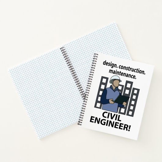 Civil Engineer Design Construction Civil Engineer Notitieboek (Binnen)