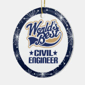 Civil Engineer Gift Ornament (Links)