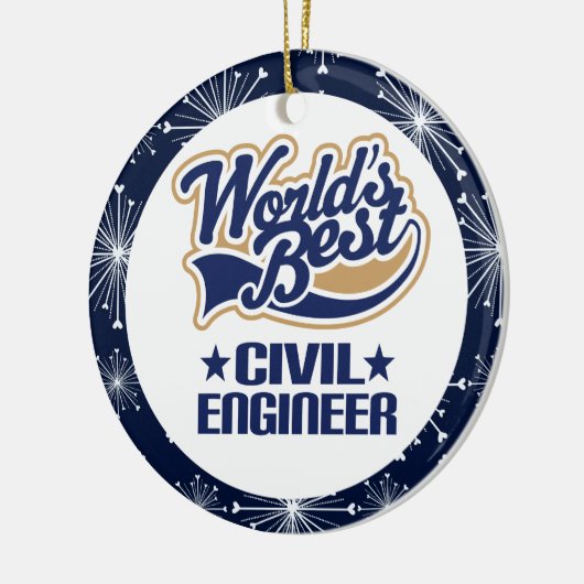 Civil Engineer Gift Ornament (Links)