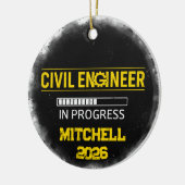 Civil Engineer In Progress Keramisch Ornament (Links)