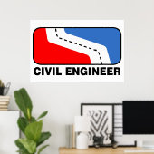 Civil Engineer League Poster (Thuiskantoor)