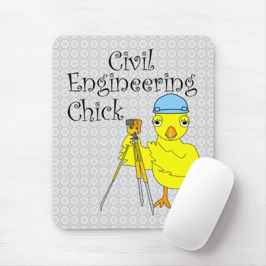 Civil Engineering Chick Muismat (Met muis)