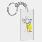Civil Engineering Chick Sleutelhanger (Voorkant Links)
