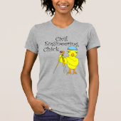 Civil Engineering Chick T-shirt (Voorkant)