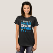 Civil Engineering Engineer  World Okayest Civil En T-shirt (Voorkant volledig)