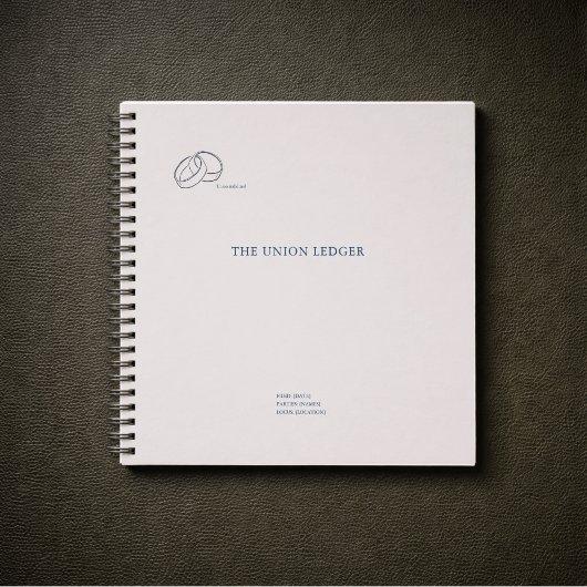 Civil Registry Ceremony Ledger-Non traditional Notitieboek