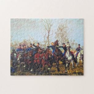 Civil War Battle Scene 1887 William T Trego Legpuzzel