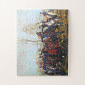 Civil War Battle Scene 1887 William T Trego Legpuzzel (Verticaal)