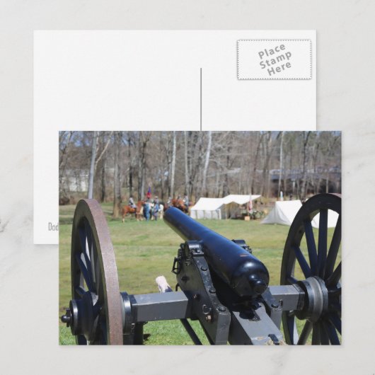 CIVIL WAR-CANNON 2 BRIEFKAART (Voorkant / Achterkant)