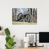 Civil War Cannon Poster (Thuiskantoor)