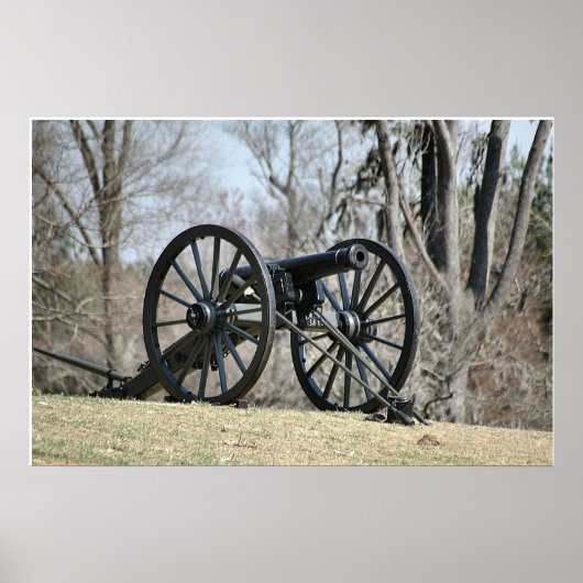 Civil War Cannon Poster (Voorkant)