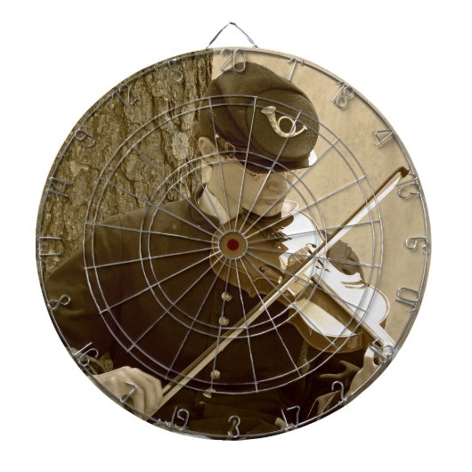 Civil War Fiddle Dartbord (Voorkant)