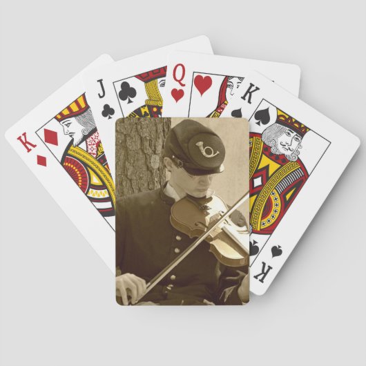 Civil War Fiddle Pokerkaarten (Achterkant)
