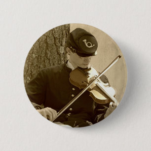 Civil War Fiddle Ronde Button 5,7 Cm