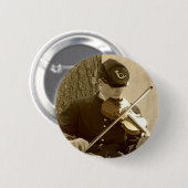 Civil War Fiddle Ronde Button 5,7 Cm (Voorkant /achterkant)