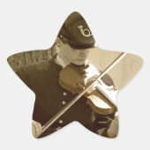 Civil War Fiddle Ster Sticker (Voorkant)