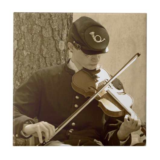 Civil War Fiddle Tegeltje (Voorkant)