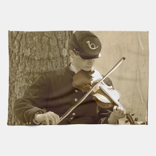 Civil War Fiddle Theedoek (Horizontaal)