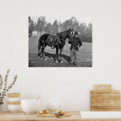Civil War Horse, 1864 Poster (Keuken)