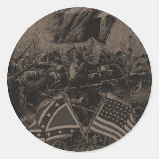 civil war ronde sticker