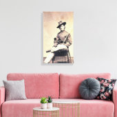 "Civil War Soldier, Frances Clalin Clayton" Canvas Afdruk (Insitu (Woonkamer))