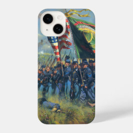 Civil War Union troops Irish Brigade  iPhone 14 Hoesje
