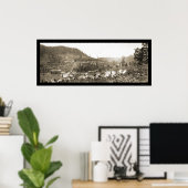 Civil War Whiteside TN Foto 1864 Poster (Thuiskantoor)