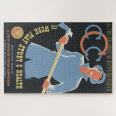 Civilian Conservation Corp: Work Play Studie Gezon Legpuzzel (Horizontaal)