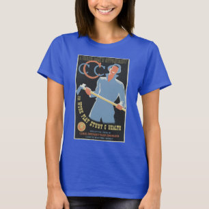 Civilian Conservation Corp: Work Play Studie Gezon T-shirt