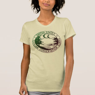 Civilian Conservation Corps natuur women's Tshirt