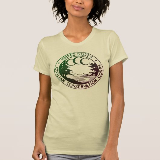 Civilian Conservation Corps natuur women's Tshirt (Voorkant)